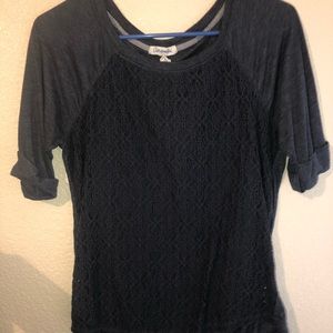 Aeropostale t shirt with lace design